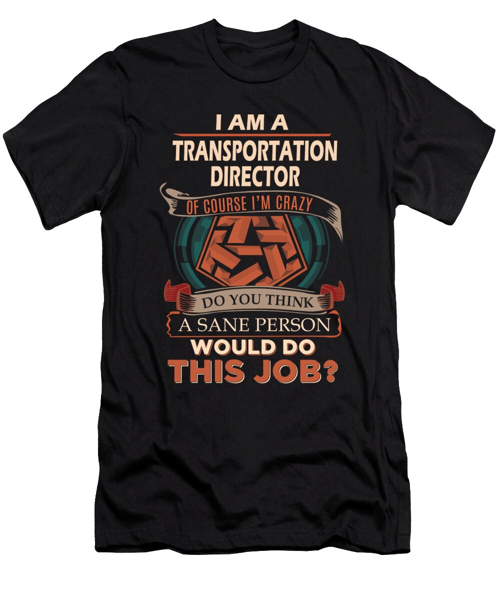 1 Transportation Director We Do Precision Job Gift Item Shi Hu Kang T-Shirt