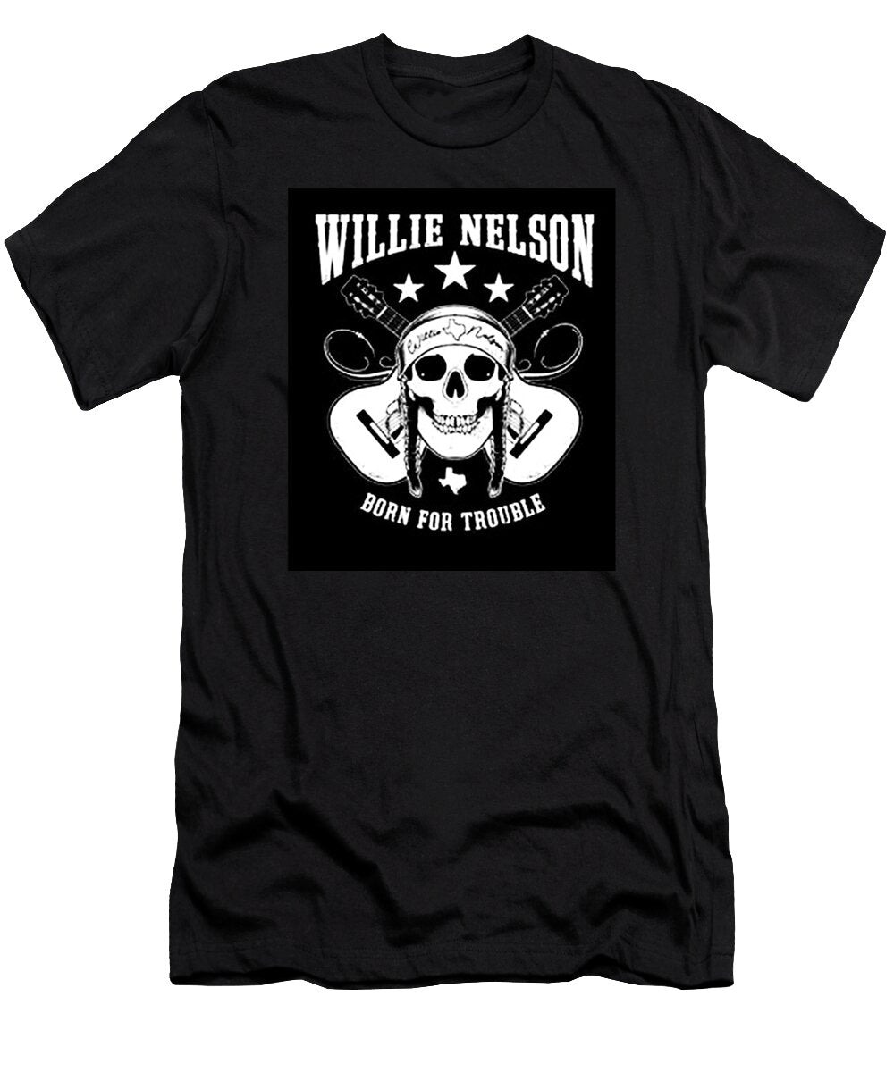 1 Willie Nelson American Musician Actor and Activist Kenneth Cescoti T-Shirt