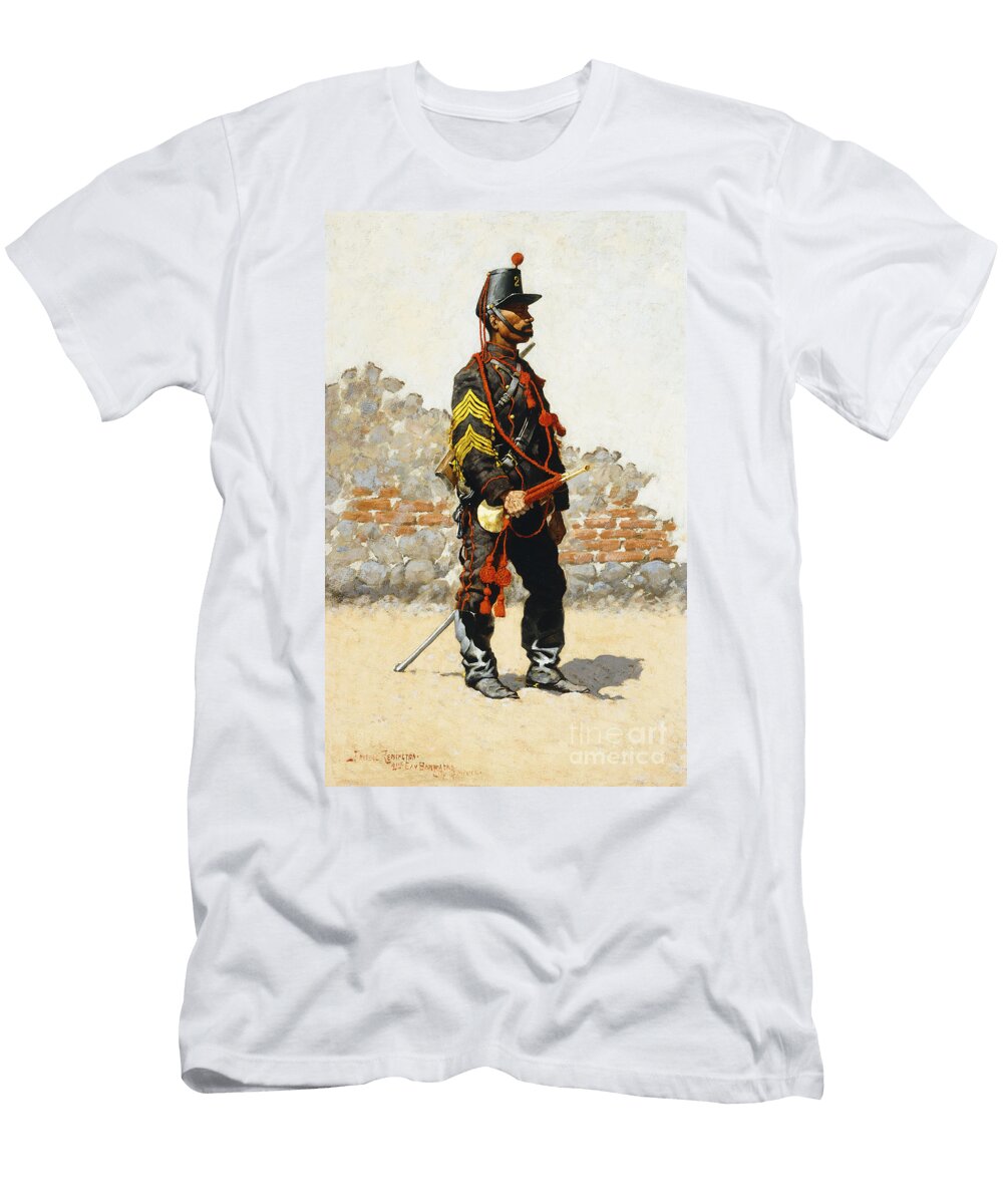 Bugler of the Cavalry Frederic Remington T-Shirt