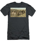 Cavalry Exercise in a Meadow Constantin Guys T-Shirt