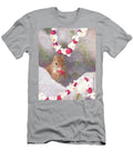 Cranberry Garlands Christmas Squirrel Nancy Lee Moran T-Shirt