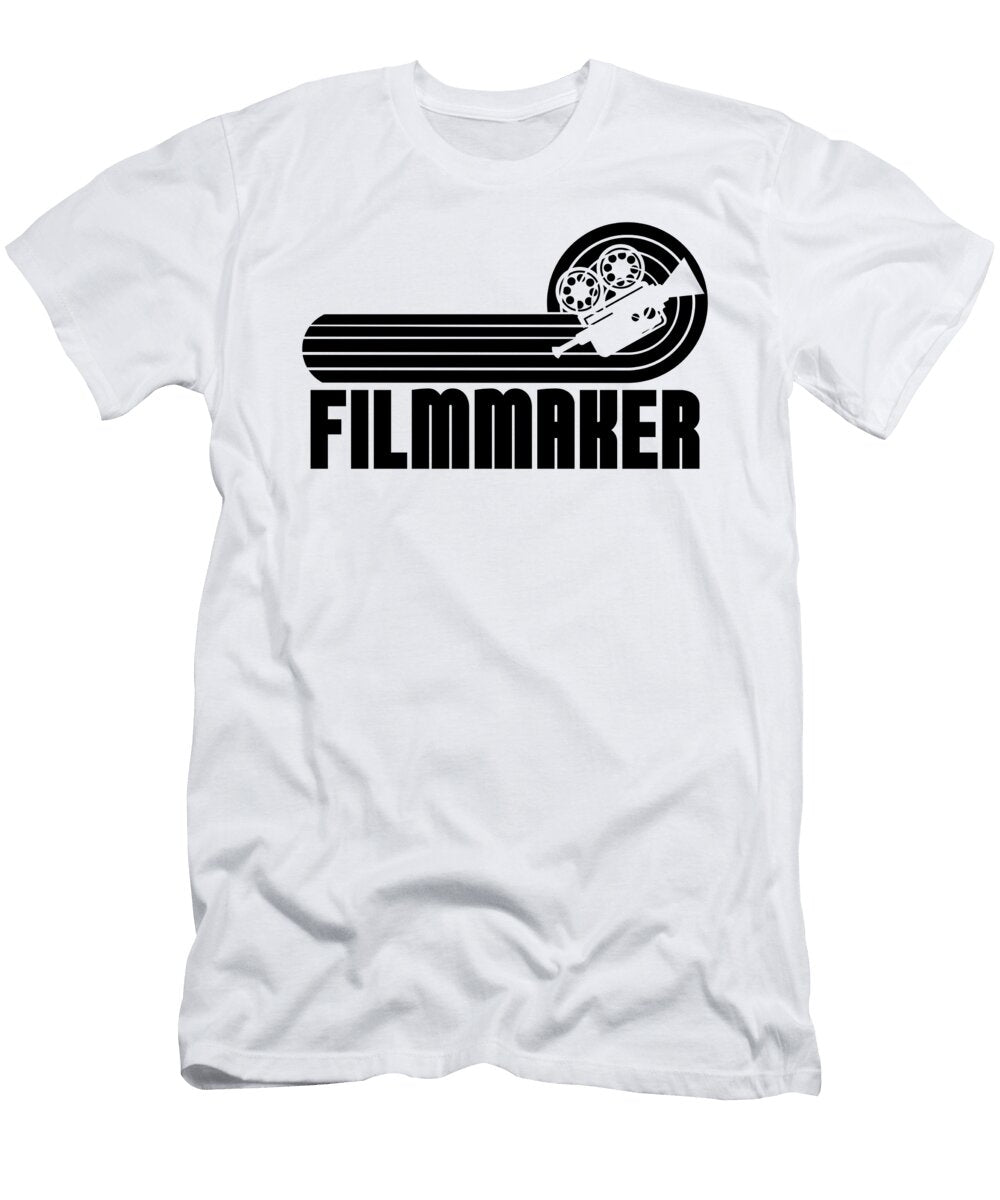 Filmmaker Retro Cinematography Director Filmmaker Tshirtconcepts Marvin Poppe T-Shirt