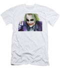 Joker Watercolor Portrait Olga Shvartsur T-Shirt