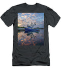 Popcorn Clouds Reflection Fishermens Terminal Seattle Tim Reagan T-Shirt