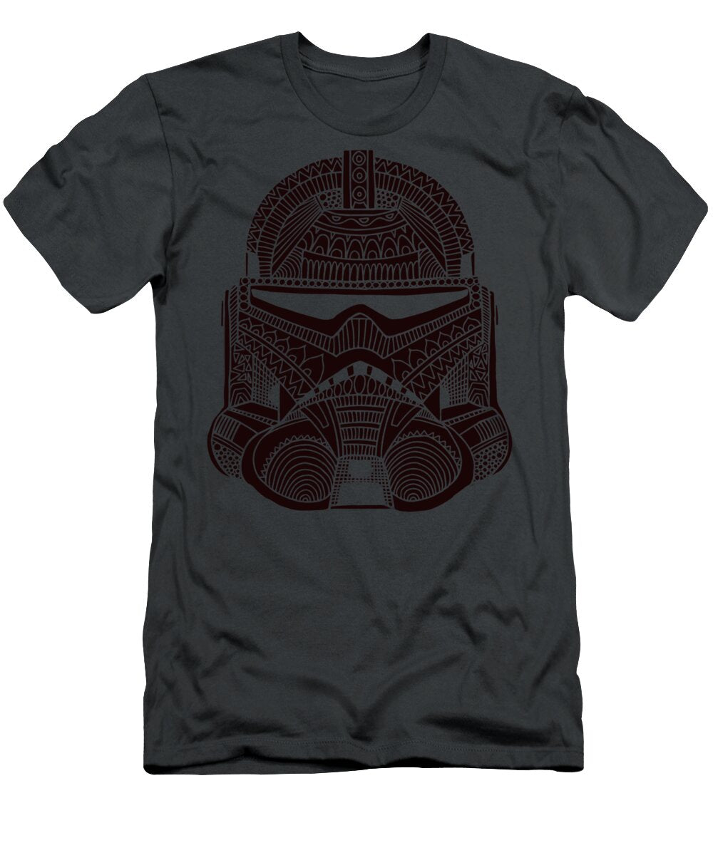 Stormtrooper Helmet Star Wars Art Brown Studio Grafiikka T-Shirt