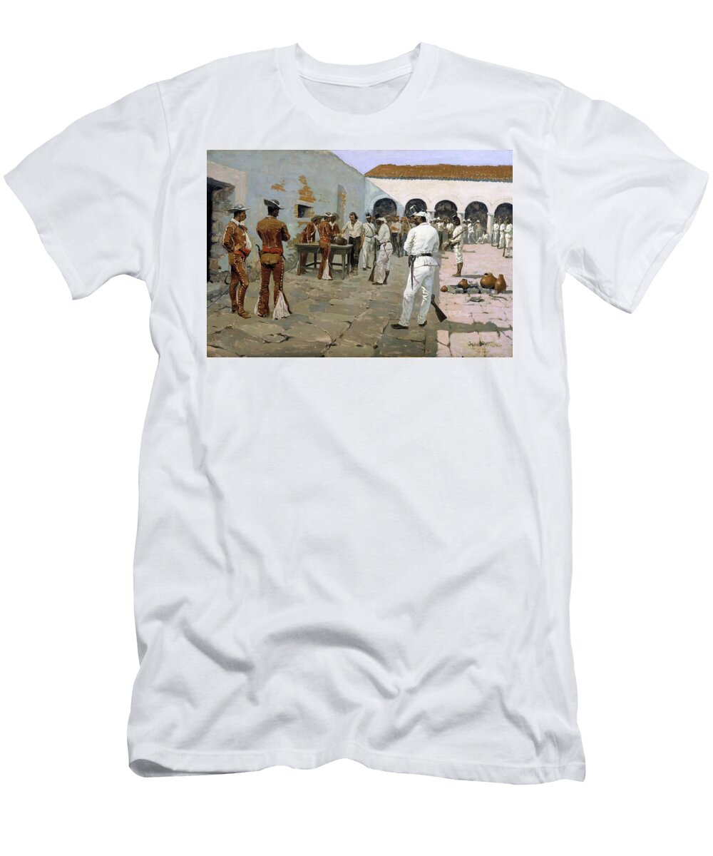The Mier Expedition Digital Remastered Edition Frederic Remington T-Shirt