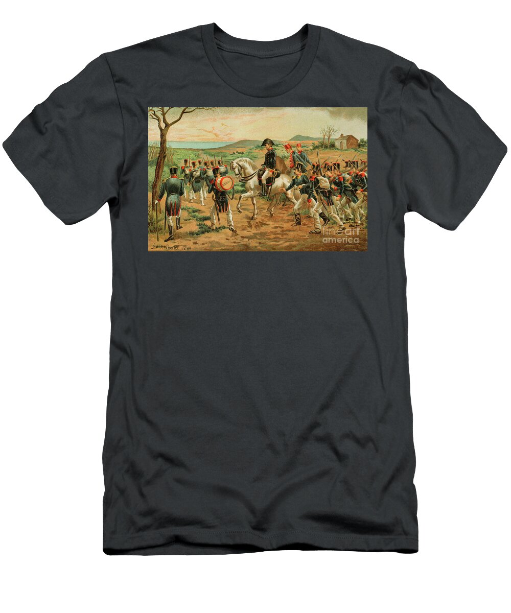The Revolutionary Column of Major Riego 1891 Chromo Juan Serra Y Pausas T-Shirt