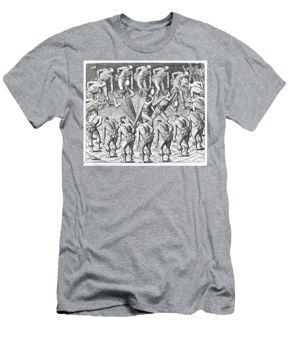Tupinamba Indians Observed By Hans Staden During His Voyage to Brazil 1552 Theodor De Bry T-Shirt