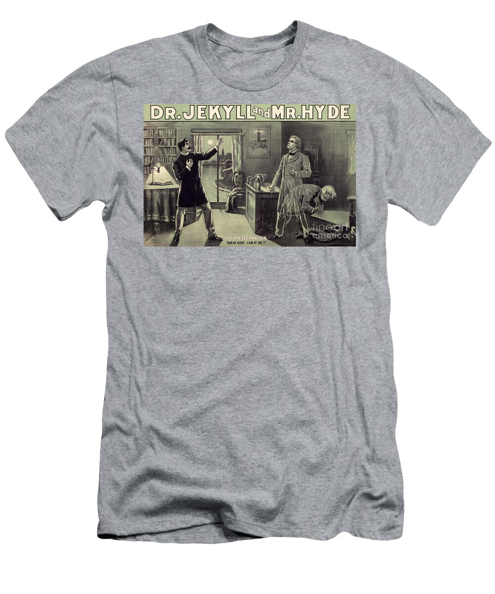 Vintage Theater Poster for a Performance of Dr Jekyll and Mr Hyde in London English School T-Shirt